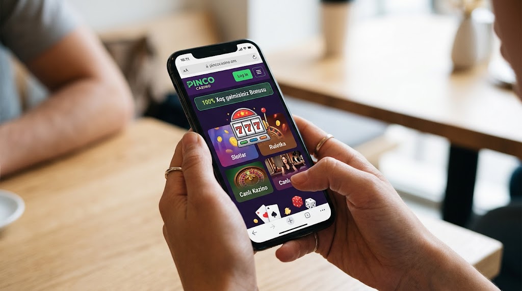 Pinco Casino loqo və hesab paneli Azərbaycan oyunçuları üçün AZN balansı ilə